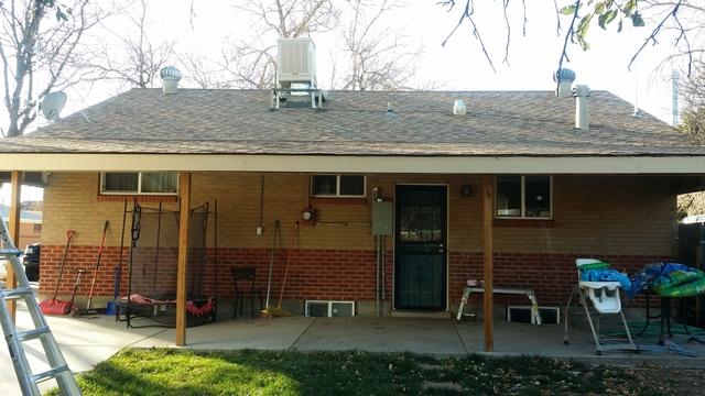 The roof and gutters on this home in Denver, CO were in need of full replacement.